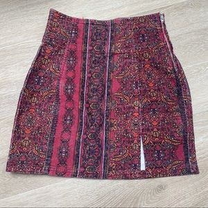 Free People mini skirt- high waisted